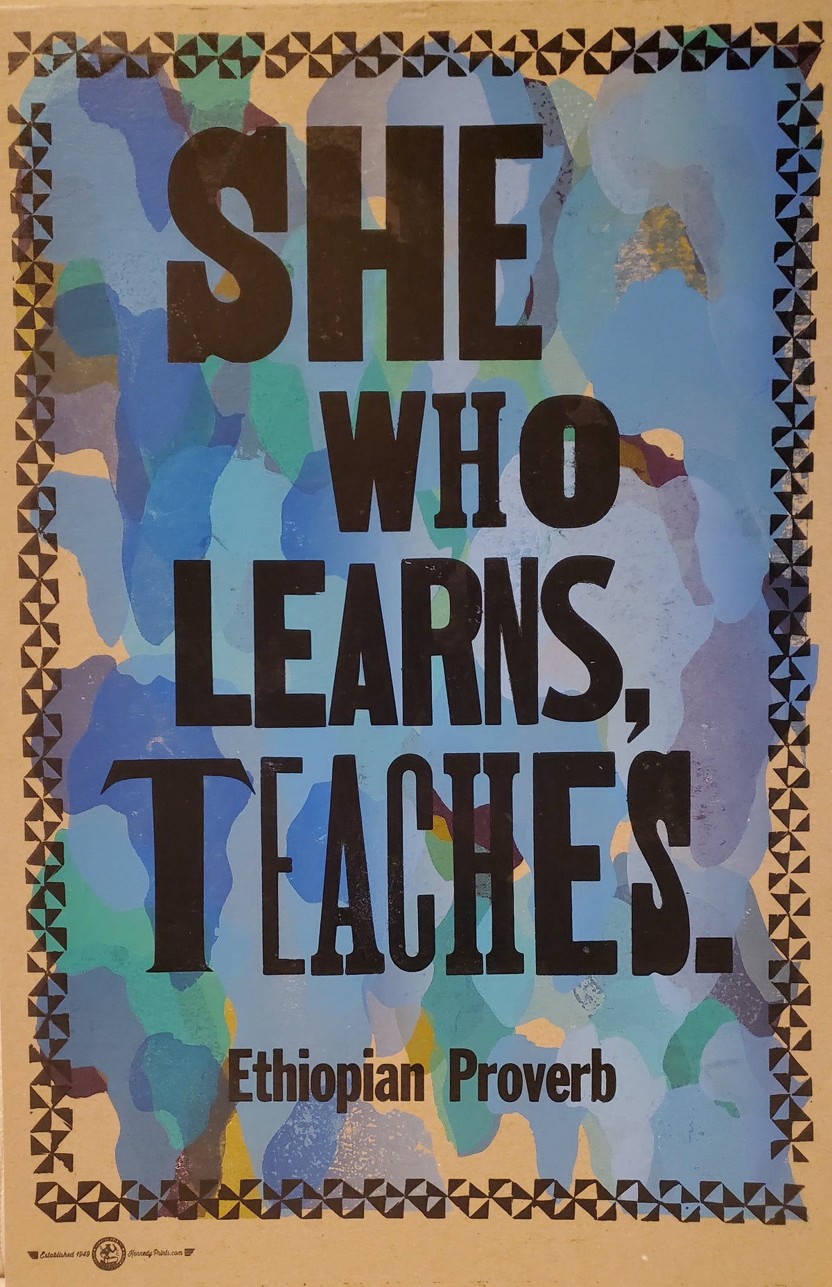 She Who Learns, Teaches