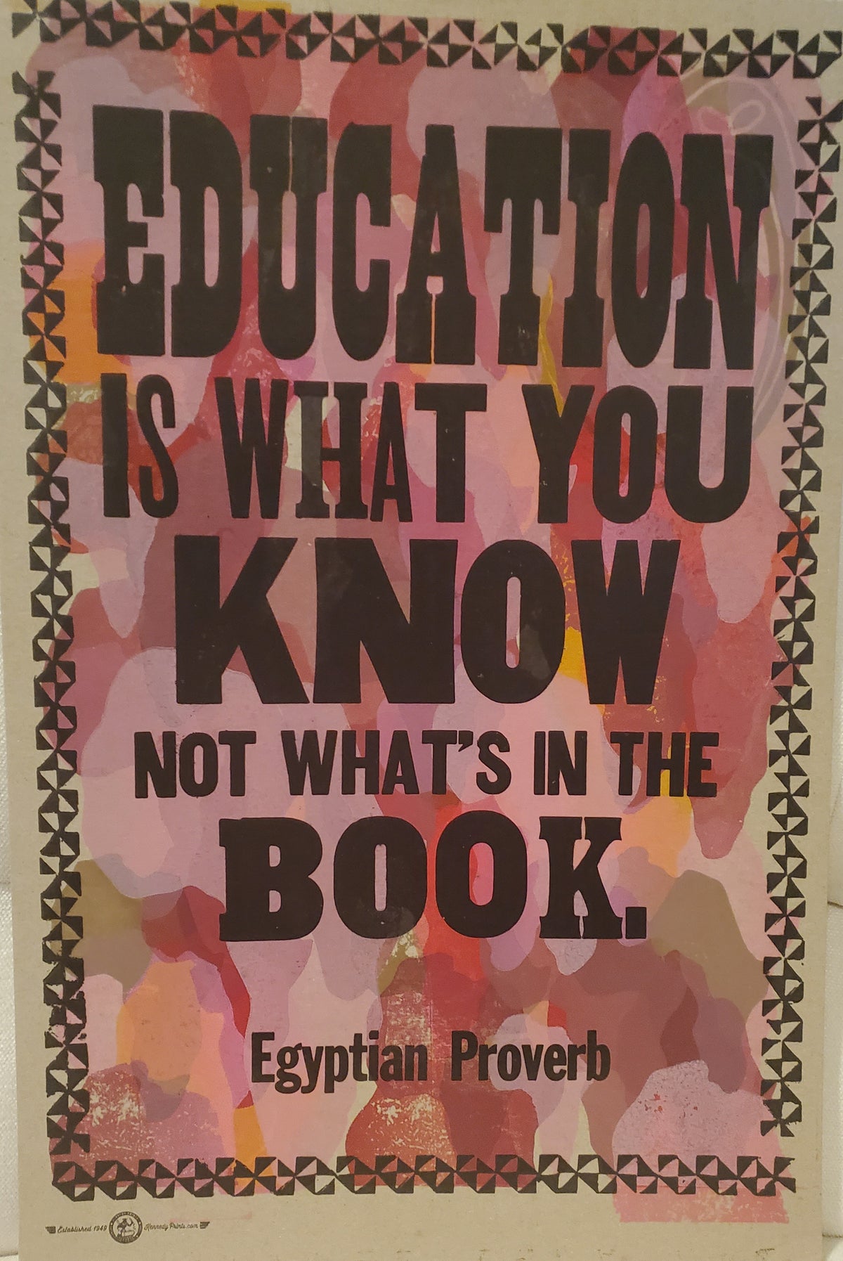 Education is What You Know - Not What's in the Book